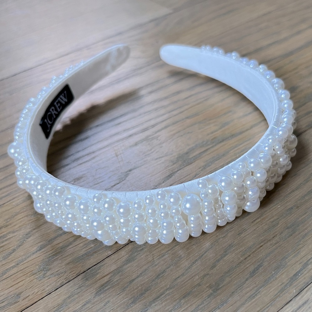 NWT J.Crew Mixed-pearl headband
